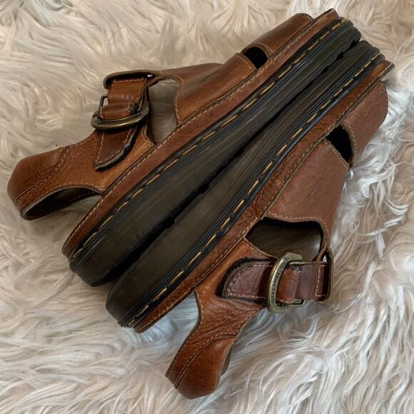 DR. MARTENS pebbled leather sandals Made in England size 13 - Picture 7 of 13